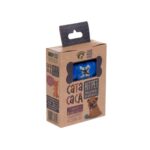 Kit Higiênico Porta Cata Caca Azul Escuro Com 4 Rolos de Saquinhos Pipicão - Imagem 2