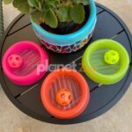 KIT Comedouro 150ml Neon Laranja Brinde Bolinha Guizo - Imagem 3