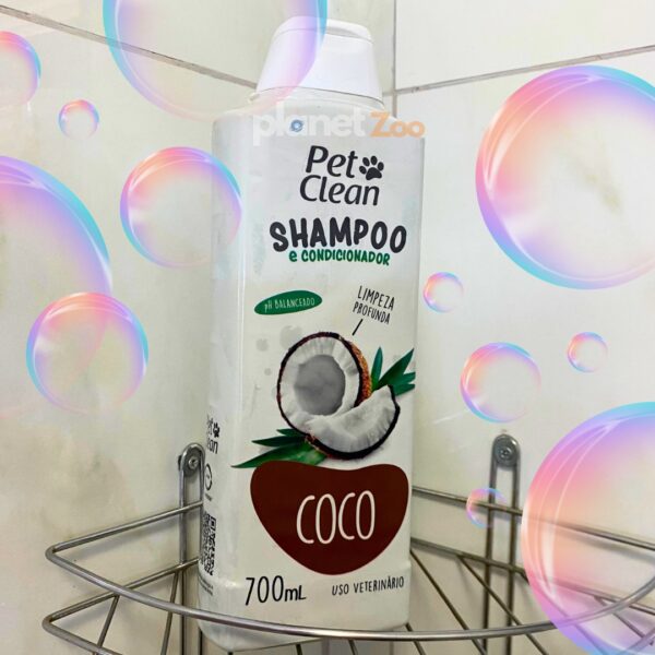Shampoo 2 em 1 Pet Clean 700ml Coco