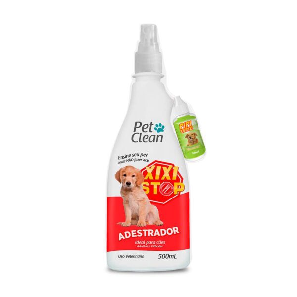 Kit Xixi Stop 500ml e Pipi Certo 30ml Pet Clean